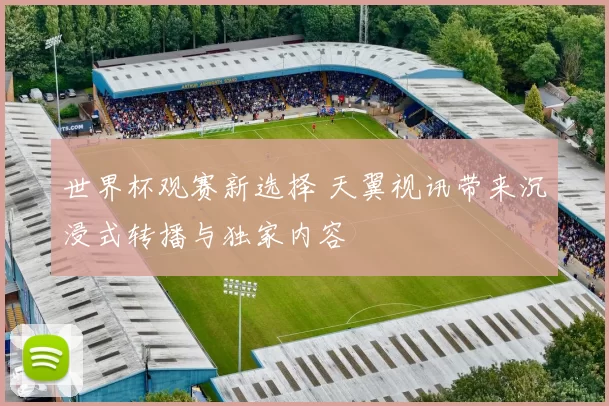 世界杯观赛新选择 天翼视讯带来沉浸式转播与独家内容
